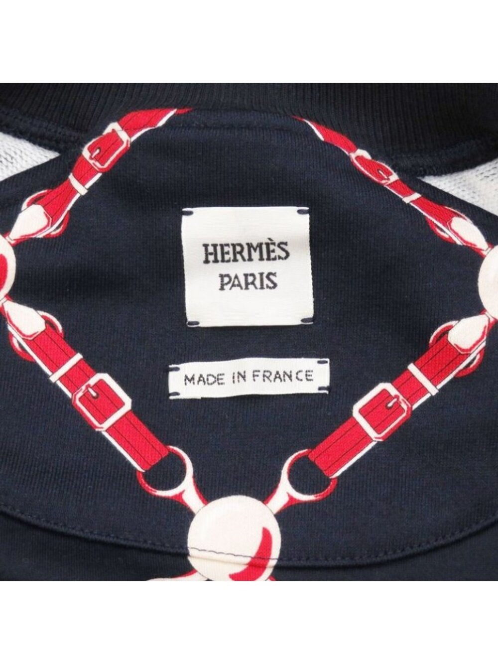 Hermes Grand Tulala 2 E4207 dk Cotton Navy Blouson Outerwear Jacket 1382 - Picture 7 of 10